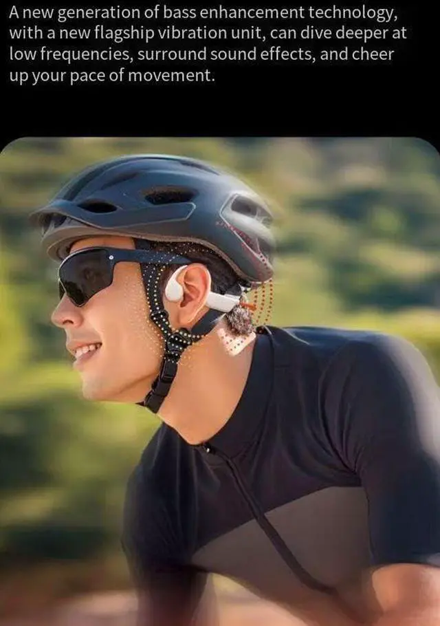 Alt view image 7 of 7 - Bone Conduction Headphones Wireless Bluetooth 5.4 IPX8 Waterproof Swimming Headphones Built-in 32GB Open Ear Headset Sport Headphones Built in 16G Memory & Mic,Sports Headset for Running,Cycling,White