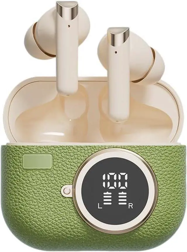 Main image of Wireless Earbuds Bluetooth 5.4 Headphones Headset Wireless Bluetooth in-Ear Earphones Ear Buds Wireless Bluetooth Earbuds Suitable for Sports and Fitness/Driving/Voice Office(Green)
