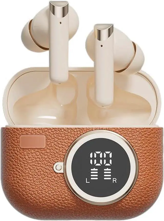 Main image of Wireless Earbuds Bluetooth 5.4 Headphones Headset Wireless Bluetooth Ear Buds Wireless Bluetooth Earbuds in-Ear Earphones 72H Playtime for Laptop Pad Phones Sports Workout(Brown)