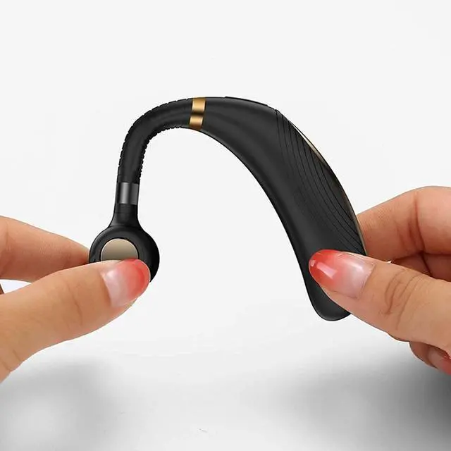 Alt view image 3 of 7 - Bluetooth Headphones, Noise Canceling Wireless Earbuds, IPX6 Waterproof Earphones, Ear Headset with Power Display & Wireless Charging Case for Sports/Music(Black)