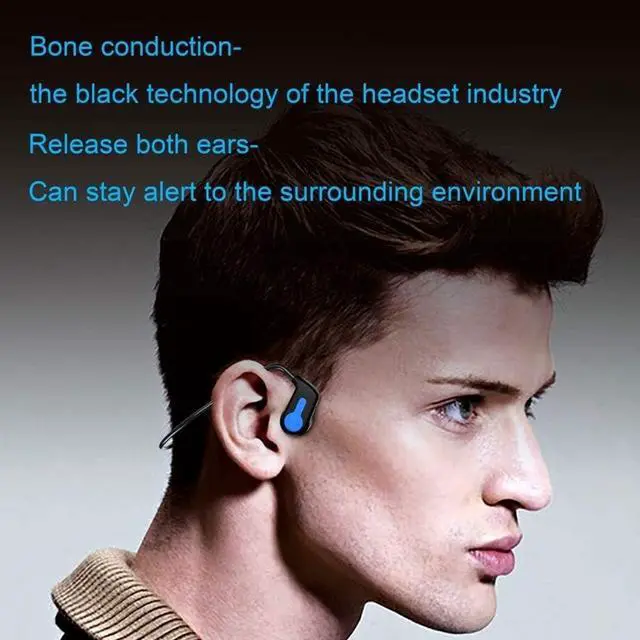 Alt view image 7 of 7 - Bluetooth Headphones,Wireless Earbuds IPX8 Waterproof Sports Earphones with Mic HD Stereo Sweatproof in-Ear Earbuds Gym Running Workout, Battery Noise Cancelling Headsets(Black)