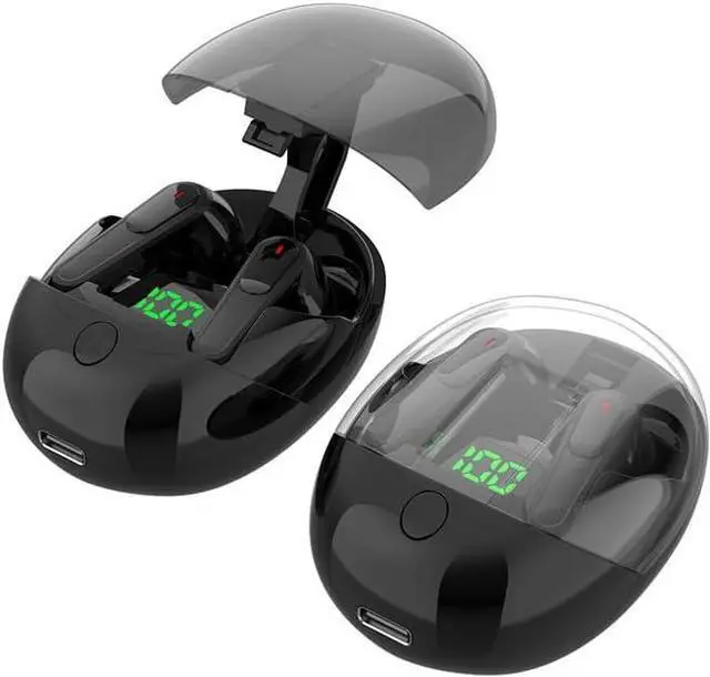 Main image of Wireless Earbuds Bluetooth 5.3 Headphones Wireless Sports Earphones ANC Active Noise Cancellation Headphones Ultra Long Lasting for Phone Laptop PC TV Running Workout, Black