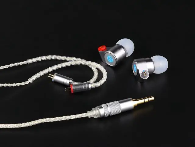 Alt view image 7 of 7 - Linsoul 2022 Upgraded TIN HiFi T2 DLC 2DD 10mm Dynamic Driver in Ear Monitor Earphone with Detachable 0.78mm 2Pin 5N 8 Core Silver-Plated Cable, Aluminum Cavity for Audiophile DJ Musician