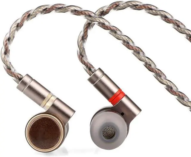 Main image of Linsoul TINHIFI T4 Plus 10mm Magnetic CNT Driver in-Ear Monitor with N54 Circuit, CCAW Voice Coil, Metal Case, Wood Faceplate, Detachable Silver-Copper Cable for Audiophile Musician