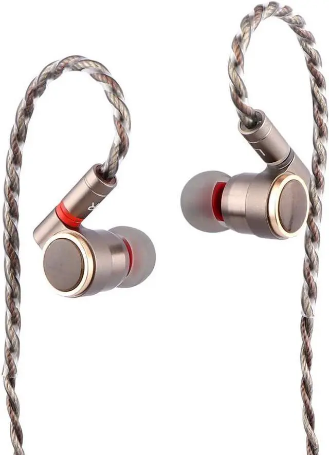 Alt view image 2 of 7 - Linsoul TINHIFI T4 Plus 10mm Magnetic CNT Driver in-Ear Monitor with N54 Circuit, CCAW Voice Coil, Metal Case, Wood Faceplate, Detachable Silver-Copper Cable for Audiophile Musician