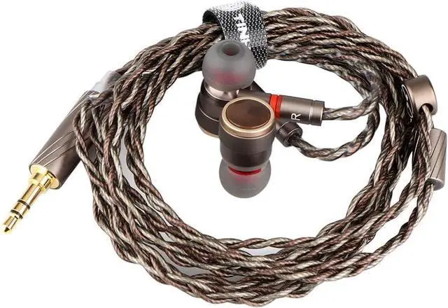 Alt view image 4 of 7 - Linsoul TINHIFI T4 Plus 10mm Magnetic CNT Driver in-Ear Monitor with N54 Circuit, CCAW Voice Coil, Metal Case, Wood Faceplate, Detachable Silver-Copper Cable for Audiophile Musician