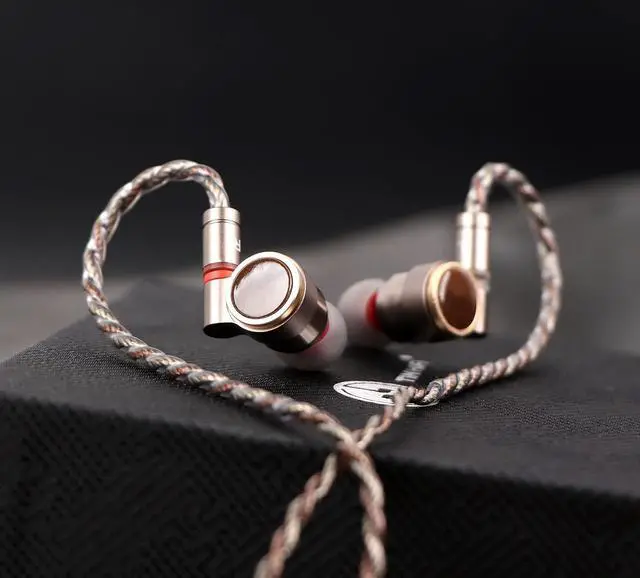 Alt view image 6 of 7 - Linsoul TINHIFI T4 Plus 10mm Magnetic CNT Driver in-Ear Monitor with N54 Circuit, CCAW Voice Coil, Metal Case, Wood Faceplate, Detachable Silver-Copper Cable for Audiophile Musician