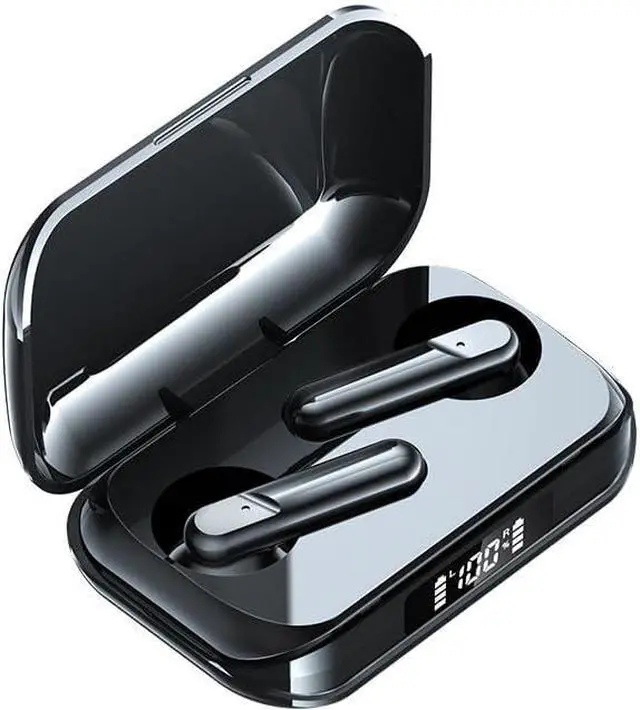 Main image of Wireless Earbuds Bluetooth 5.3 Headphones, Wireless Sports Headset ANC Active Noise Cancellation Headphones Ultra Long Lasting for Phone Laptop PC TV Running Workout, Black