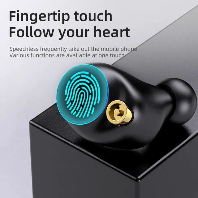 Alt view image 4 of 7 - Bluetooth in-Ear Headphones Wireless Headphones 180Hrs Playback in-Ear Stereo Bass Earphones with Microphone,LED Power Display Headphones Bass Stereo,Low Delay Headset for Gaming Travel