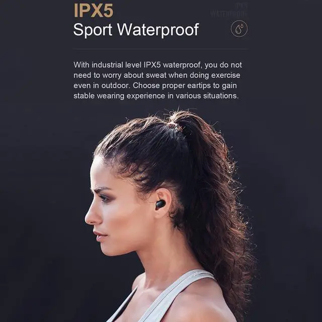 Alt view image 6 of 7 - Bluetooth Earbuds Wireless Headphones IPX5 Gaming Headset with 800mAh Charging Case Touch Control,Noise Cancelling Hi-Fi Sound Comfort Fit in Ear HD Voice Conversation Mode