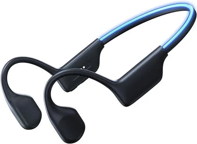 Main image of Bone Conduction Headphones Open Ear Headphones Bone Conduction Headphones Waterproof Built-In 29Gb Mp3 8Hrs Battery Open Ear Headphones Wireless Bluetooth 5.3 for Hiking,Swimming,Running black