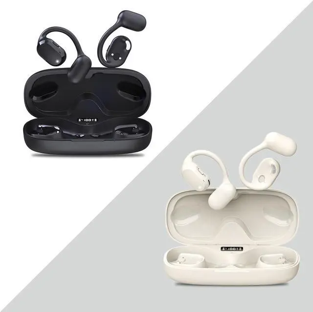 Main image of BANIGIPA Open Ear Headphones, True Wireless Earbuds, Bluetooth 5.4 Headphones w/Dual Mic for Calling, Comfort Sports Over Ear Earbuds w/Earhooks for Running Traveling, IP67 Waterproof, 40H Playtime