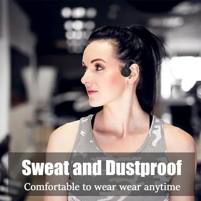 Alt view image 3 of 7 - Bone Conduction Headphones Ipx8 Waterproof Earbuds For Swimming Swimming Headphones With Built-In Mp3 Player 32G Memory Bluetooth 5.3 Open Ear Headset Suitable For Swimming Running Cycling black