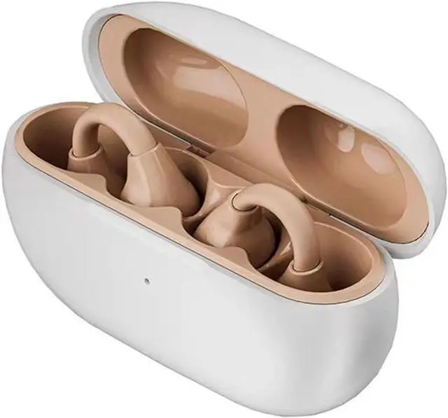 Main image of Clip On Earbuds Open Earbuds Open Ear Clip Earbuds Running Earbuds 5.3 Bluetooth Headphones Earbuds Sport Headphones Wireless Bluetooth Sport Headphones Wireless Bluetooth 56 Hours Playtime Brown