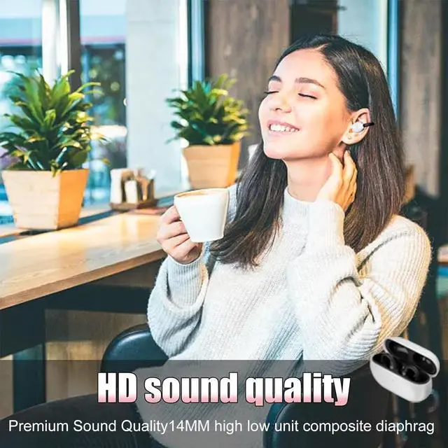 Alt view image 5 of 7 - Clip On Earbuds Running Earbuds Open Earbuds Open Ear Clip Earbuds 5.3 Bluetooth Headphones Earbuds Sport Headphones Wireless Bluetooth Sport Headphones Wireless Bluetooth 56 Hours Playtime Black