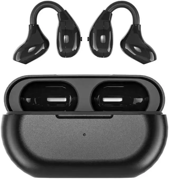 Main image of Clip On Earbuds Running Earbuds Open Earbuds Open Ear Clip Earbuds 5.3 Bluetooth Headphones Earbuds Sport Headphones Wireless Bluetooth Sport Headphones Wireless Bluetooth 56 Hours Playtime Black