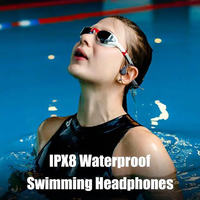Alt view image 5 of 7 - Bone Conduction Headphones Swimming Headphones Ipx8 Waterproof Earbuds For Swimming With Built-In Mp3 Player 32G Memory Bluetooth 5.3 Open Ear Headset Suitable For Swimming Running Cycling wait