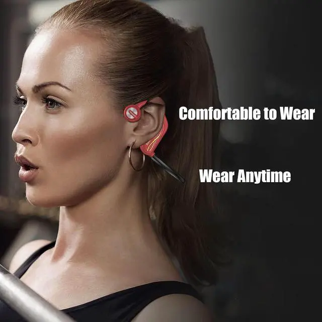 Alt view image 3 of 7 - Open Ear HeadphonesOpen Ear Wireless HeadphonesSwimming Bone Conduction Headphones Bluetooth 5.0 IPX8 16GB MP3 Waterproof Lightweight for Bluetooth Earphones Stable to wear