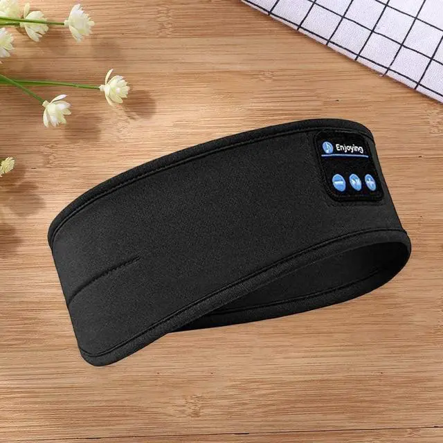 Alt view image 7 of 7 - Music 5.0 Headband Knits Sleeping Headwear Headphone Sports Speaker Stereo (2.0) Headset Sleep Headphones