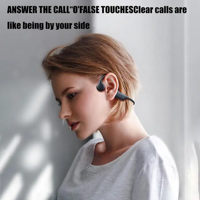 Alt view image 3 of 7 - Swimming HeadphonesSuitable for Swimming,Running,CyclingSwimming Bone Conduction Headphones Bluetooth 5.0 IPX8 16GB Waterproof Lightweight Bluetooth Earphones Stable to wear MP3