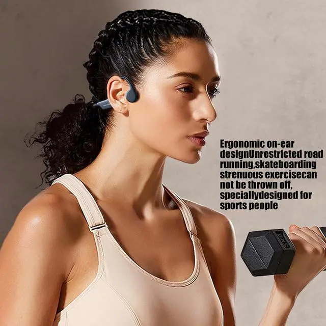 Alt view image 6 of 7 - Swimming HeadphonesSuitable for Swimming,Running,CyclingSwimming Bone Conduction Headphones Bluetooth 5.0 IPX8 16GB Waterproof Lightweight Bluetooth Earphones Stable to wear MP3