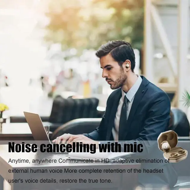 Alt view image 6 of 7 - Sleep Headphones Sleep Headphones Wireless Bluetooth 5.3 Sleep Earbuds Invisible Earbuds Sleep Earbuds for Side Sleepers Noise Cancelling Comfortable Wireless Open Ear Headphones Grey