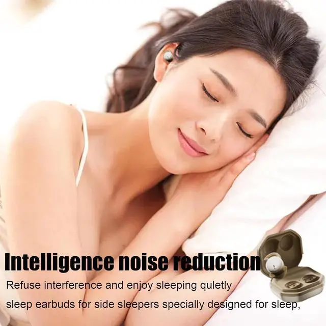 Alt view image 5 of 7 - Sleep Headphones Sleep Headphones Wireless Bluetooth 5.3 Sleep Earbuds Invisible Earbuds Sleep Earbuds for Side Sleepers Noise Cancelling Comfortable Wireless Open Ear Headphones Grey