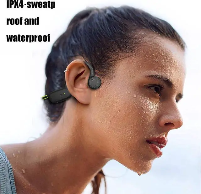 Alt view image 7 of 7 - running headphones Bone Conduction Headphones Bluetooth 5.0 Sports Wireless Earphones with Built-in Mic,driving for long periods of time,Ultra-long 6-hour standby,Cycling headphones,Magnet charging