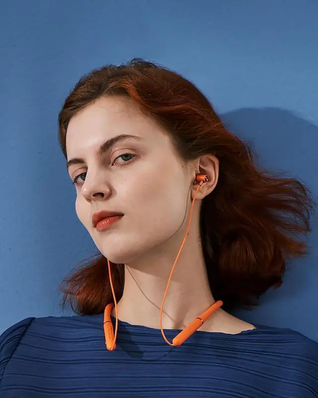 Alt view image 2 of 7 - Neckband Bluetooth Headphones Neckband Headphones IPX7 Waterproof Wireless Neckband Headphones with Magnetic Design Stereo Quality for Sport