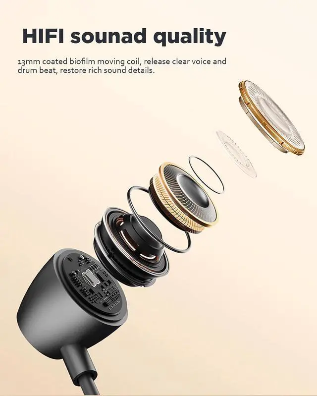 Alt view image 6 of 7 - Neckband Bluetooth Headphones Neckband Headphones IPX7 Waterproof Wireless Neckband Headphones with Magnetic Design Stereo Quality for Sport