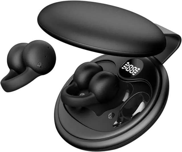 Main image of Open Ear Bluetooth Earbuds Ear Clips Wireless Bluetooth Headphones Clip on Earbuds Open Ear Earphones Earbuds Open Air Headphones Earphones Earbuds for Gift