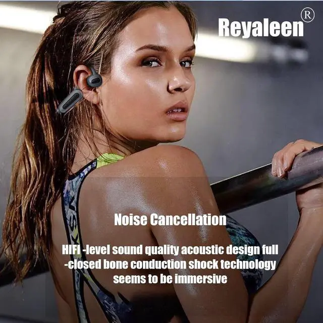 Alt view image 7 of 7 - Bone Conduction Headphones Bone Conduction Headphones Bluetooth Swimming Headphones Waterproof Headphones for Swimming 16GB MP3 IPX8 Waterproof Lightweight Suitable for Cycling Exercise