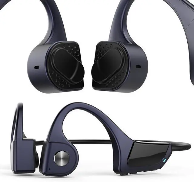 Main image of Waterproof Bone Conduction Conducting Headphones Wireless Bluetooth Bone Conduction Earbuds Earphones Headset Waterproof Open Ear Headphones Earbuds Wireless Bluetooth