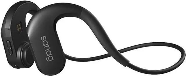 Main image of Sport Lightweight Wireless Headphones, Stereo Surround Music Bone Conduction Earphone, Audio Split Design and Built-in Dual Beam, for Running Hiking Bicycling,Black