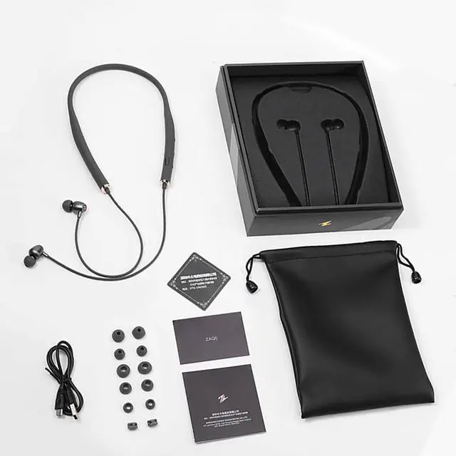 Alt view image 7 of 7 - IKXO Neckband Bluetooth Headphones Noise Cancelling Bluetooth Headphones Wireless Earbuds Neckband with mic Wireless Headset Long Life Sports for Running Driving Working