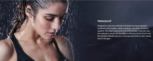 Alt view image 2 of 6 - Wireless Earbuds Bluetooth 5.0, Ergonomic Design, Touch Controls, Digital LED, 3D Stereo Deep Bass, 30H Playtime, Noise Cancellation, IPX5 Waterproof Low Latency.