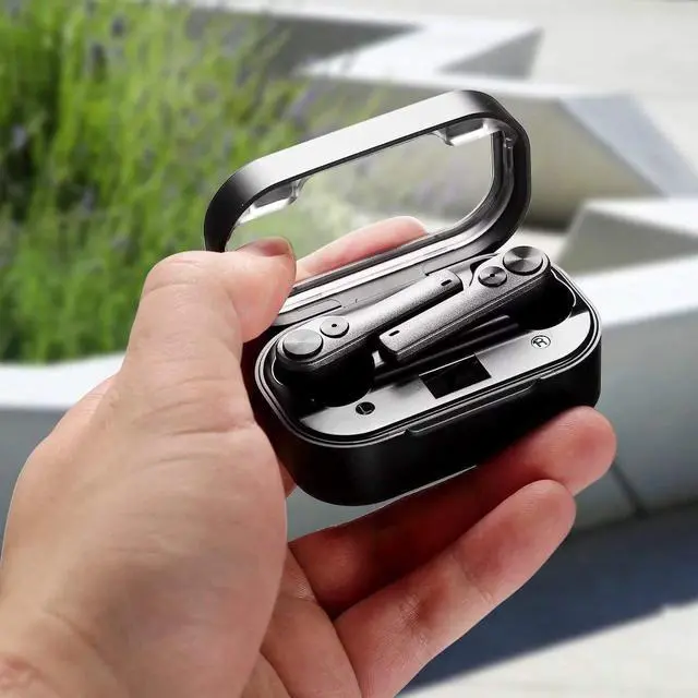 Alt view image 4 of 6 - Wireless Earbuds Bluetooth 5.0, Ergonomic Design, Touch Controls, Digital LED, 3D Stereo Deep Bass, 30H Playtime, Noise Cancellation, IPX5 Waterproof Low Latency.