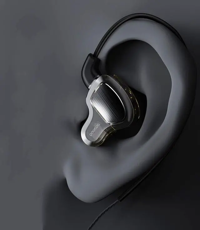 Alt view image 4 of 7 - Headphones Into Earbuds, Wired Headphones, Stand Weight Bass Drive, with Microphone, Sports Hook Game Eat Chicken Noise Reduction, Sound Quality Excellent Compatible with Android Windows Phone iOS