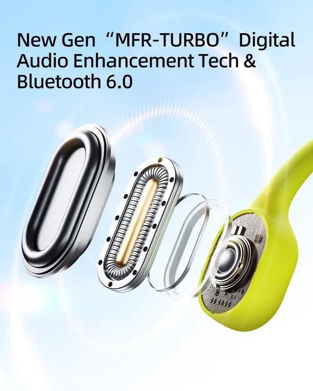 Alt view image 5 of 6 - Swimming Headphones,IPX8 Waterproof Bone Conduction Headphones,32GB Memory Open Ear Headphones with Mic,Wireless Bluetooth Earphones Underwater Sport Earbuds for Running Workout Cycling