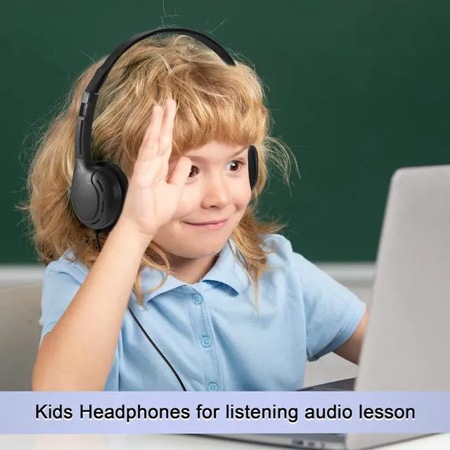 Alt view image 6 of 6 - Yunsailing 30 Pack Class Set Headphones for Kids Students Bulk Classroom Headsets Adjustable School Earphones On Ear with 3.5mm Jack for Youth Adults, Teacher Must Have Supplies (Black)