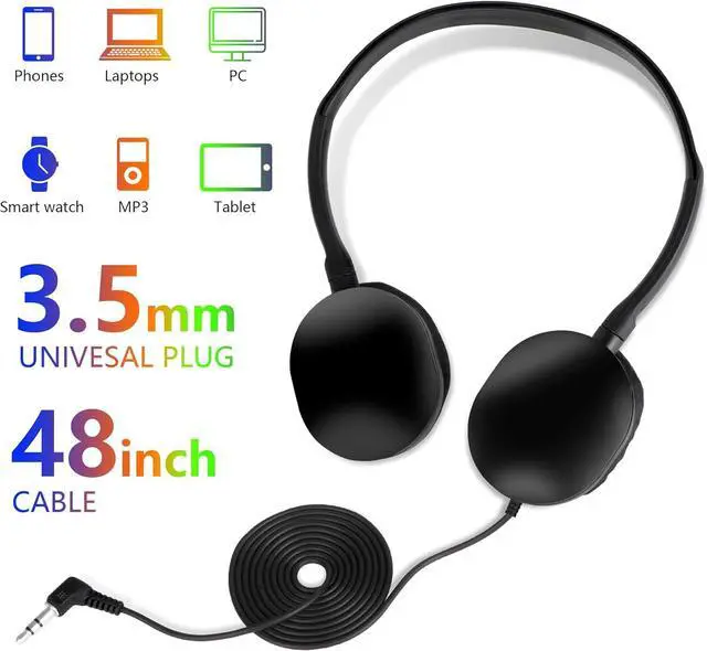 Alt view image 4 of 7 - Kids Headphones Bulk 30 Pack for School Students Children Teen Boys Girls, Wholesale Earphones for Classroom (H003 Black)