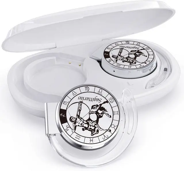 Main image of On-Ear Headphones Bluetooth V5.3, Open Ear Earphones Wireless with Earhooks, Ear Clip on Headphones Bluetooth for Sagittarius Friends' Gifts of 12 Constellations, Noise Cancelling/Long Battery Life