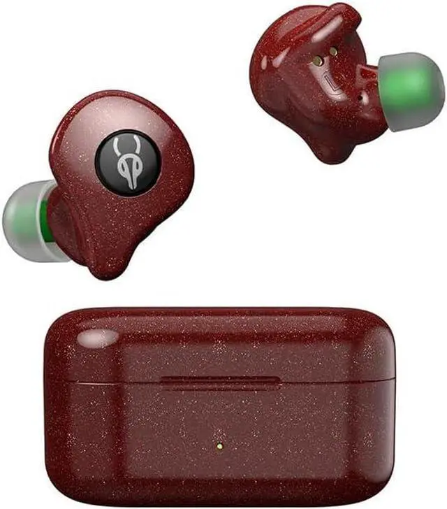 Main image of Sabbat E16 Astria Coaxial Acoustic Architecture Wireless Earbuds Blutooth 5.2 in-Ear HiFi Stereo Headphones with Built-in Mic and Charging Case Suitable for iOS, Android(Neon Red)
