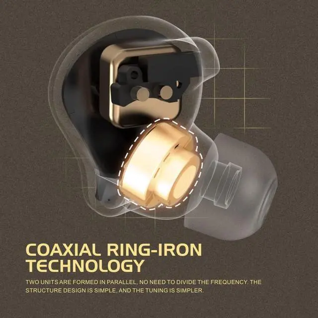 Alt view image 4 of 7 - Sabbat E16 Astria Coaxial Acoustic Architecture Wireless Earbuds Blutooth 5.2 in-Ear HiFi Stereo Headphones with Built-in Mic and Charging Case Suitable for iOS, Android(Neon Red)