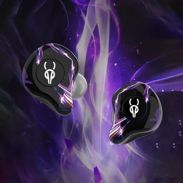 Alt view image 3 of 7 - Sabbat G12 Elite TWS Wireless Bluetooth 5.4 Earbuds Gaming Music Noise Reduction in-Ear Headphones with Mic 6D Soundscape Charging Case Suitable for iOS, Android(Challenge)