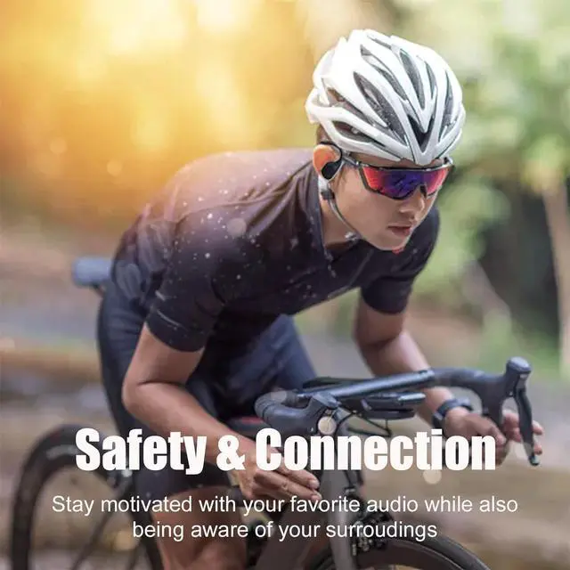 Alt view image 3 of 4 - Bone Conduction Headphones, Waterproof Wireless Bluetooth 5.3 Open-Ear, 8-Hour Gaming time, and Loud Sound, Suitable for Running and Swimming