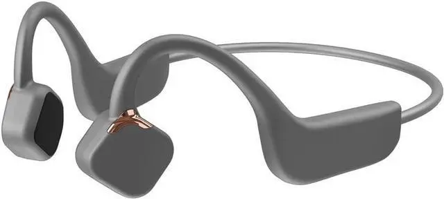 Main image of Stereo Inductivv Bone Conduction Earphones, Lightweight Wireless Headphones, Lightweight Body and Constant Linear Vibration, for Running Cycling Driving Travel,Grey