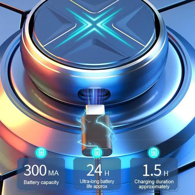 Alt view image 3 of 6 - Wireless Earbuds Bluetooth V5.3 Headphones,Low- Latency Gaming Gaming in-Ear Headphones,ENC Intelligent Noise Cancellation,24- Hour Playback Time with Rotating Charging Compartment-Pink