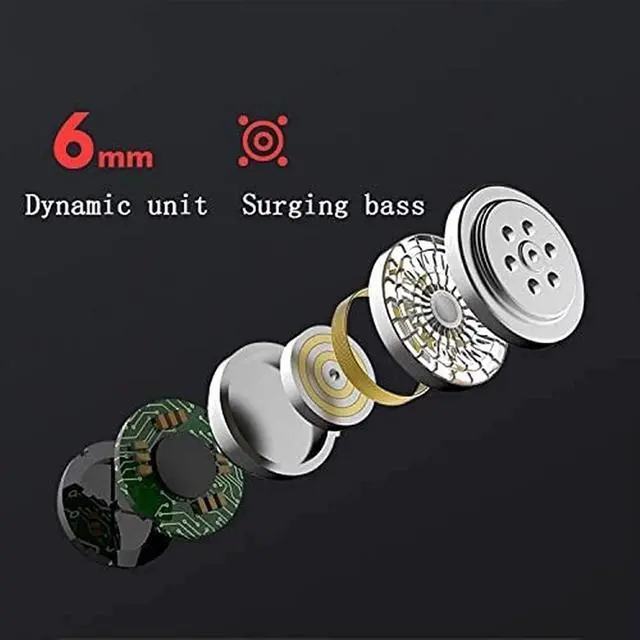 Alt view image 3 of 7 - Wireless Earbuds, Stereo Active Noise Cancelling Headphones, True Wireless Earbuds IP7 Waterproof Headset in-Ear Headphones with Mic and Type, for Travel Gym