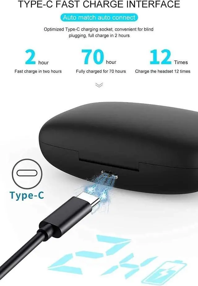 Alt view image 2 of 7 - Bluetooth Headphones,Noise Cancelling Earbuds - Bluetooth Wireless Earphones, The World's Most Effective Noise Cancelling Earbuds